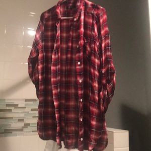 Oversized flannel